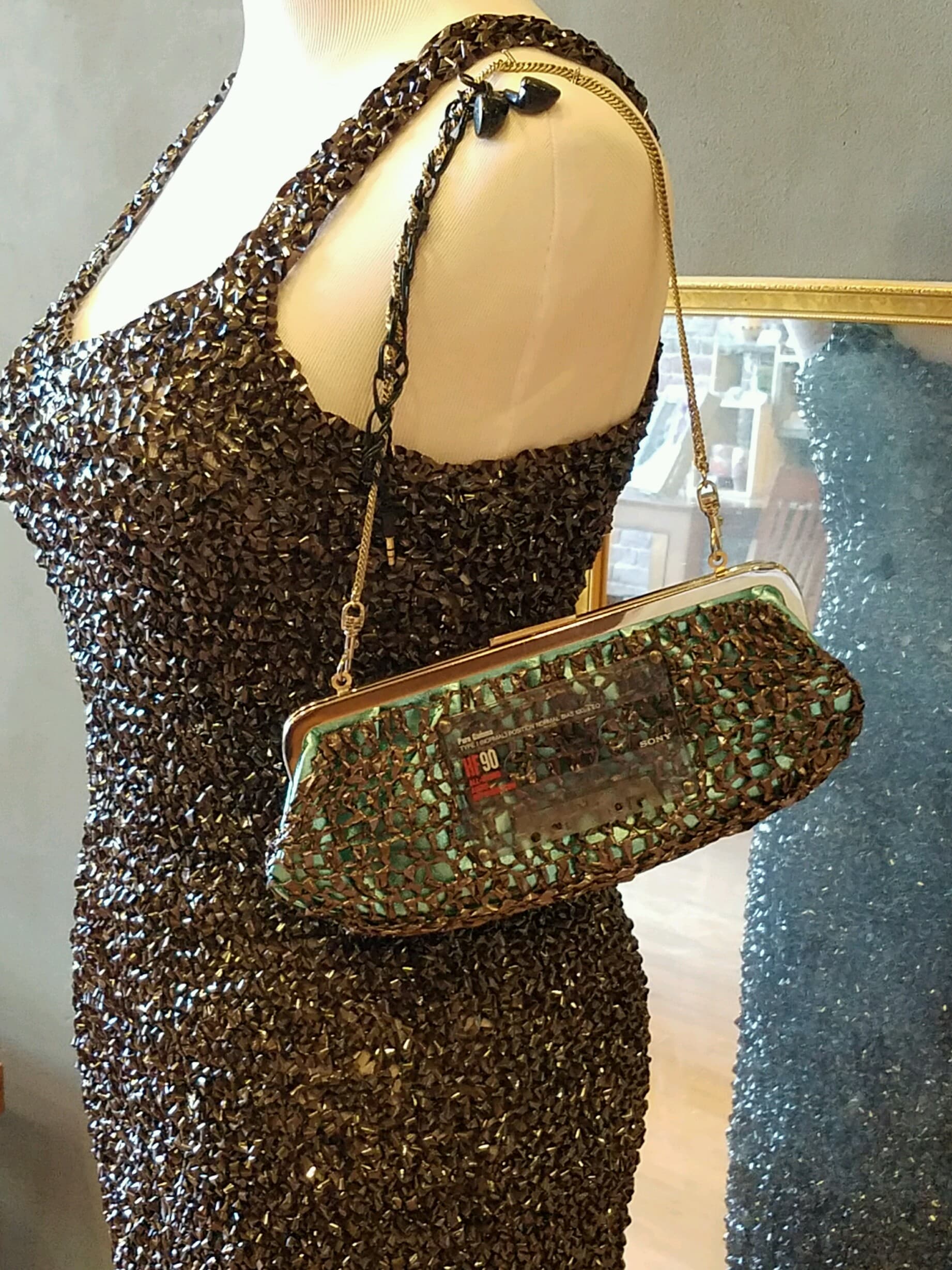 Mixed Tape - dress and bag - view 2