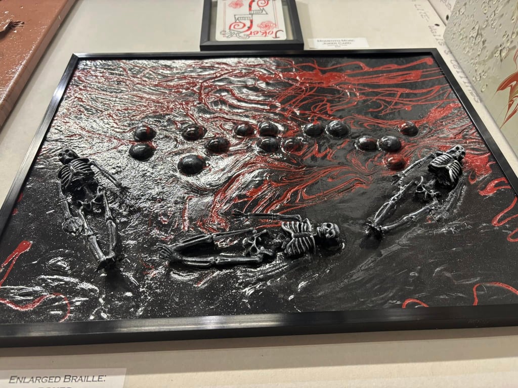 Enlarged Braille - bones - view 2
