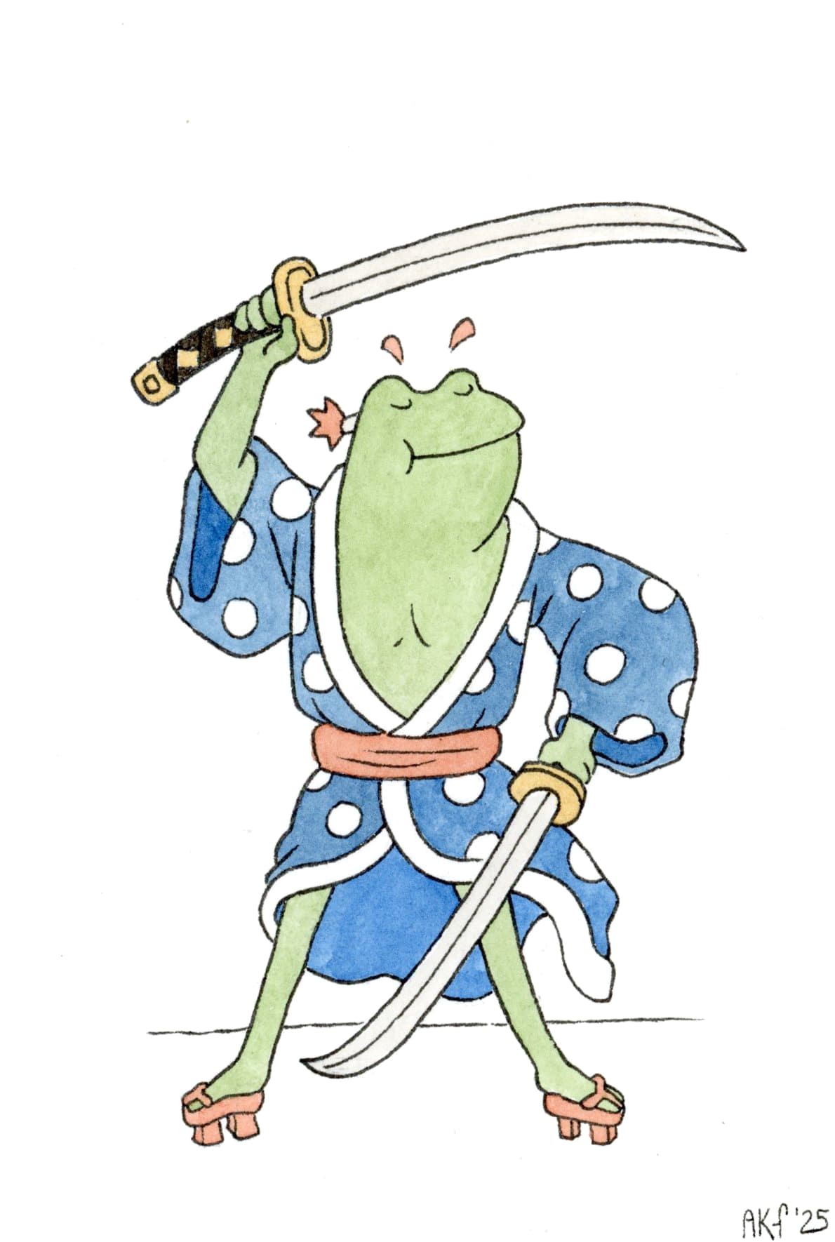 Samurai Frog