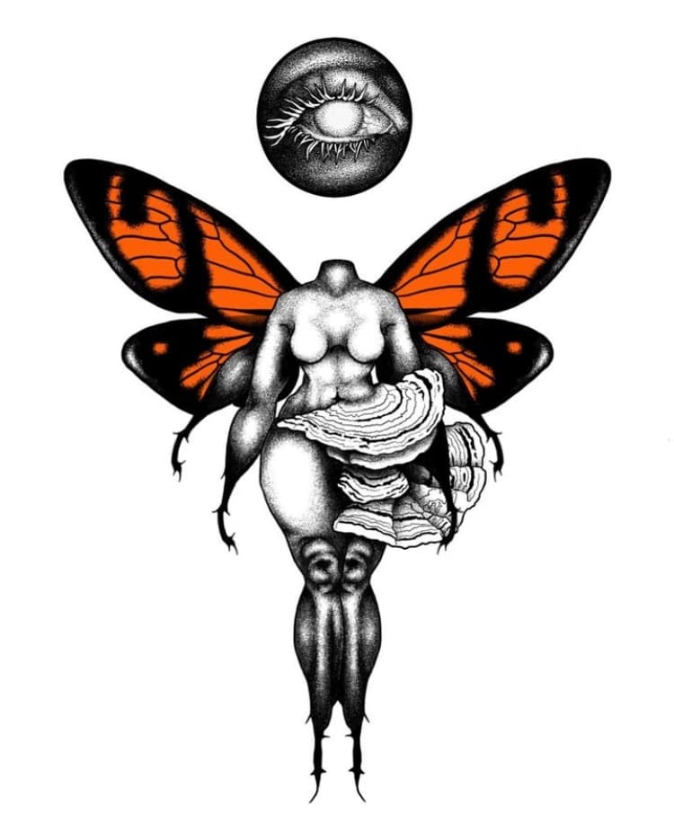 Cicada woman