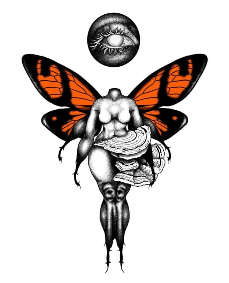 Cicada woman