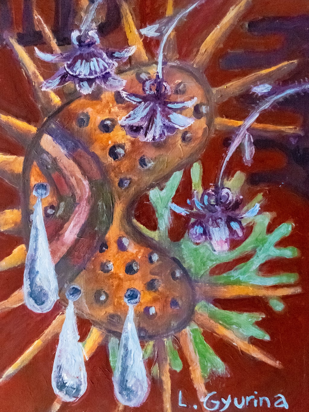 Crying Cell Comforted by Columbine - view 3