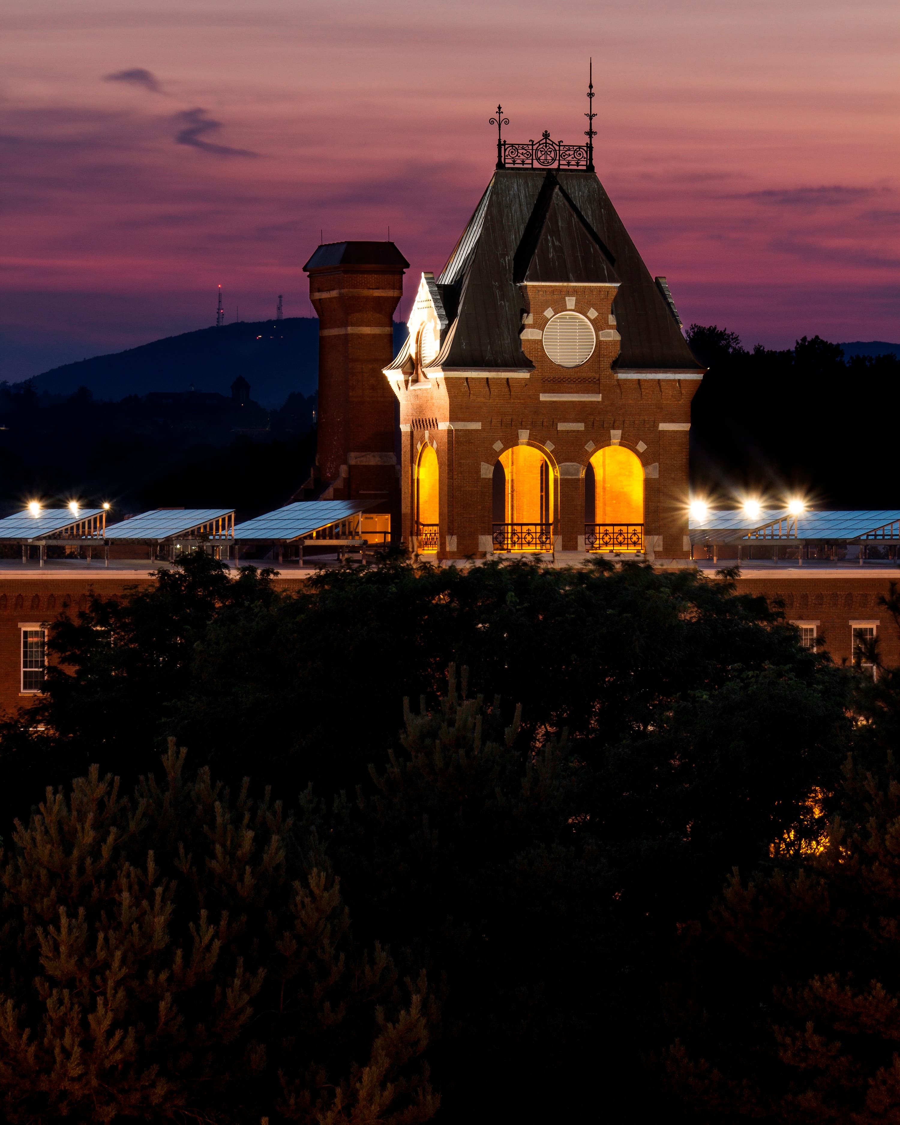 Pandora Mill Tower After Sunset