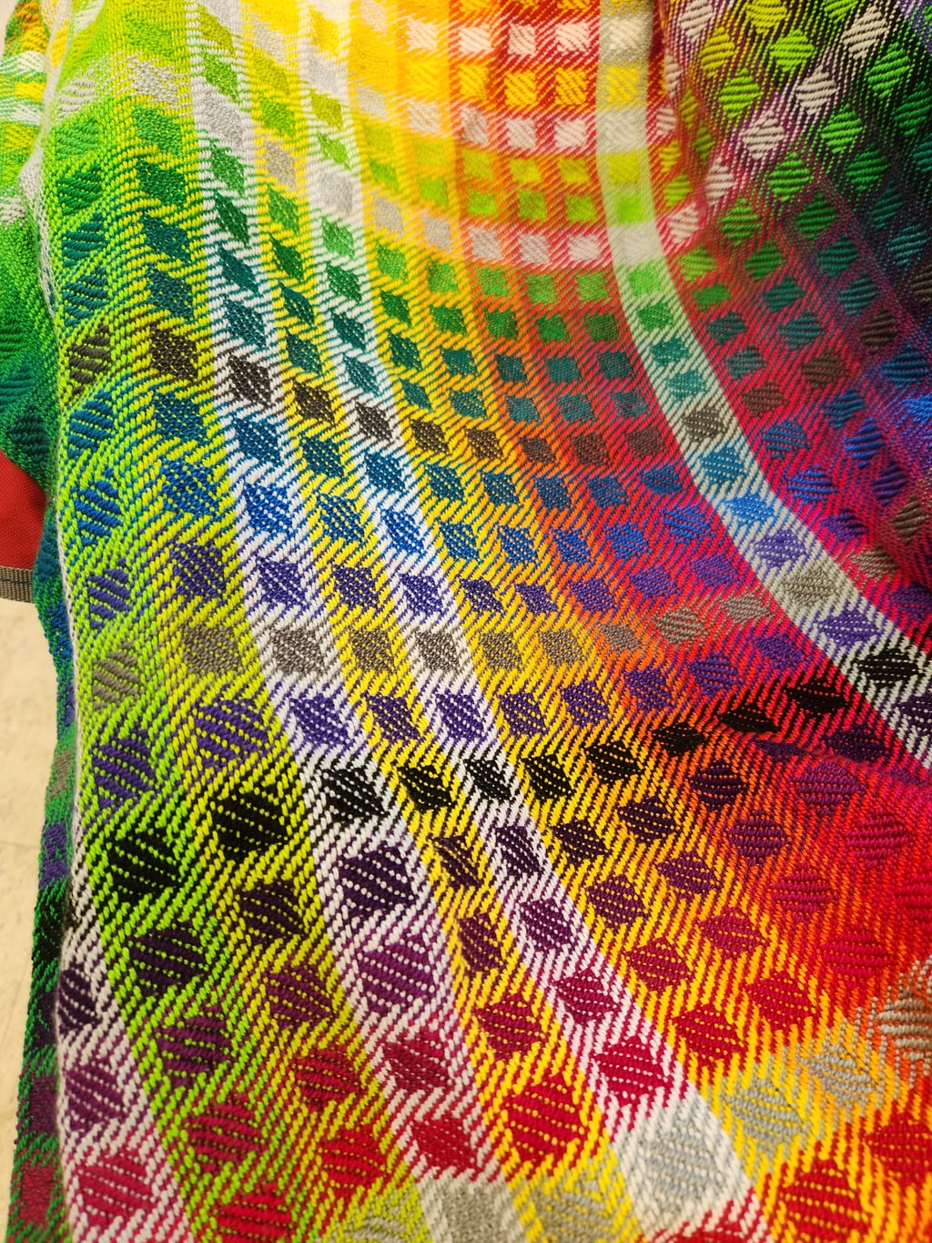 Color study gamp shawl - view 2