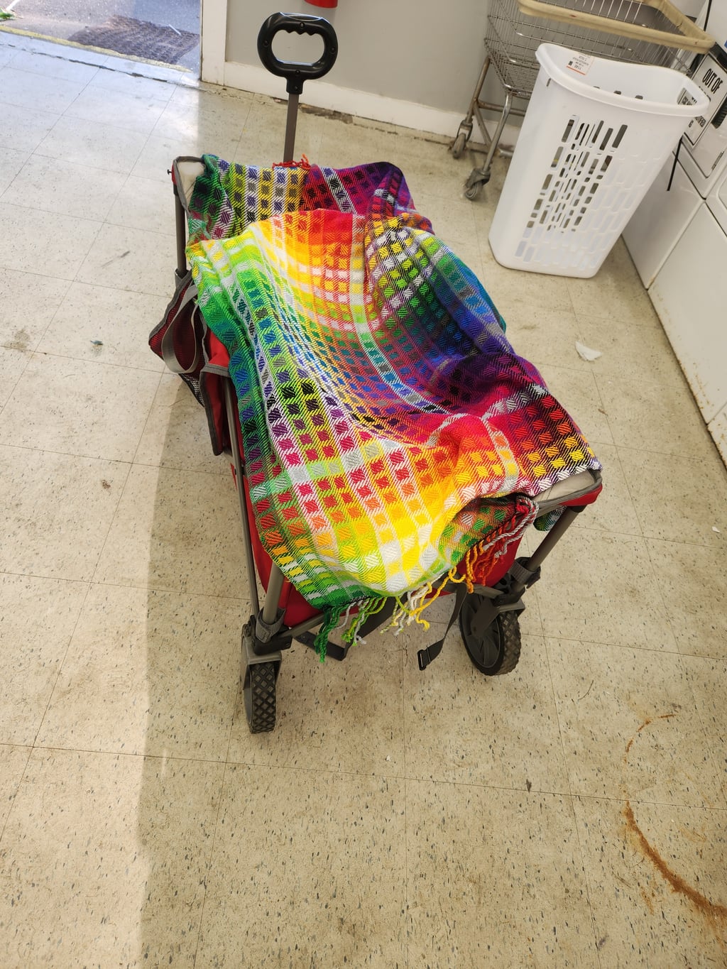 Color study gamp shawl - view 3