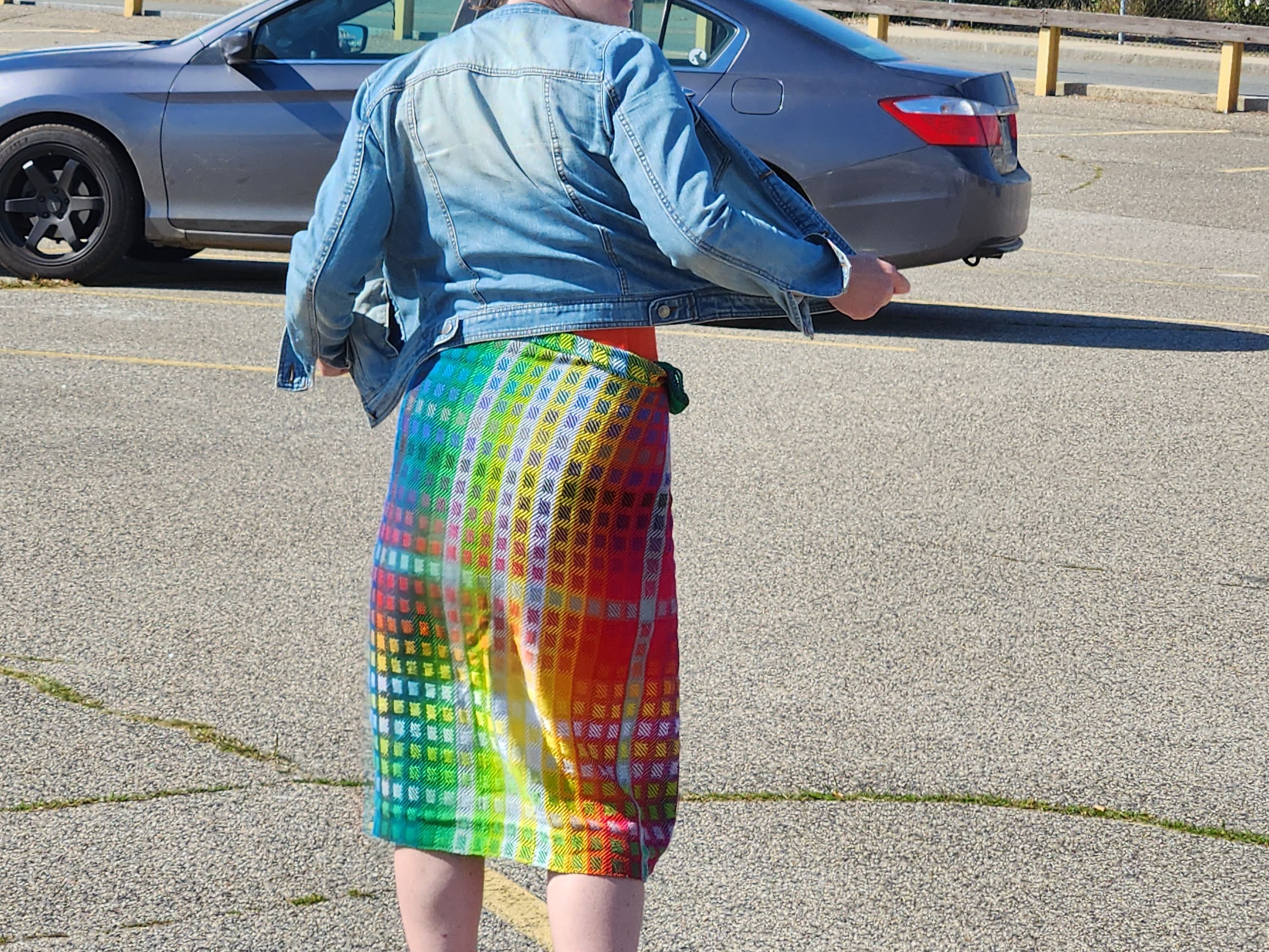 Color study gamp shawl - view 4
