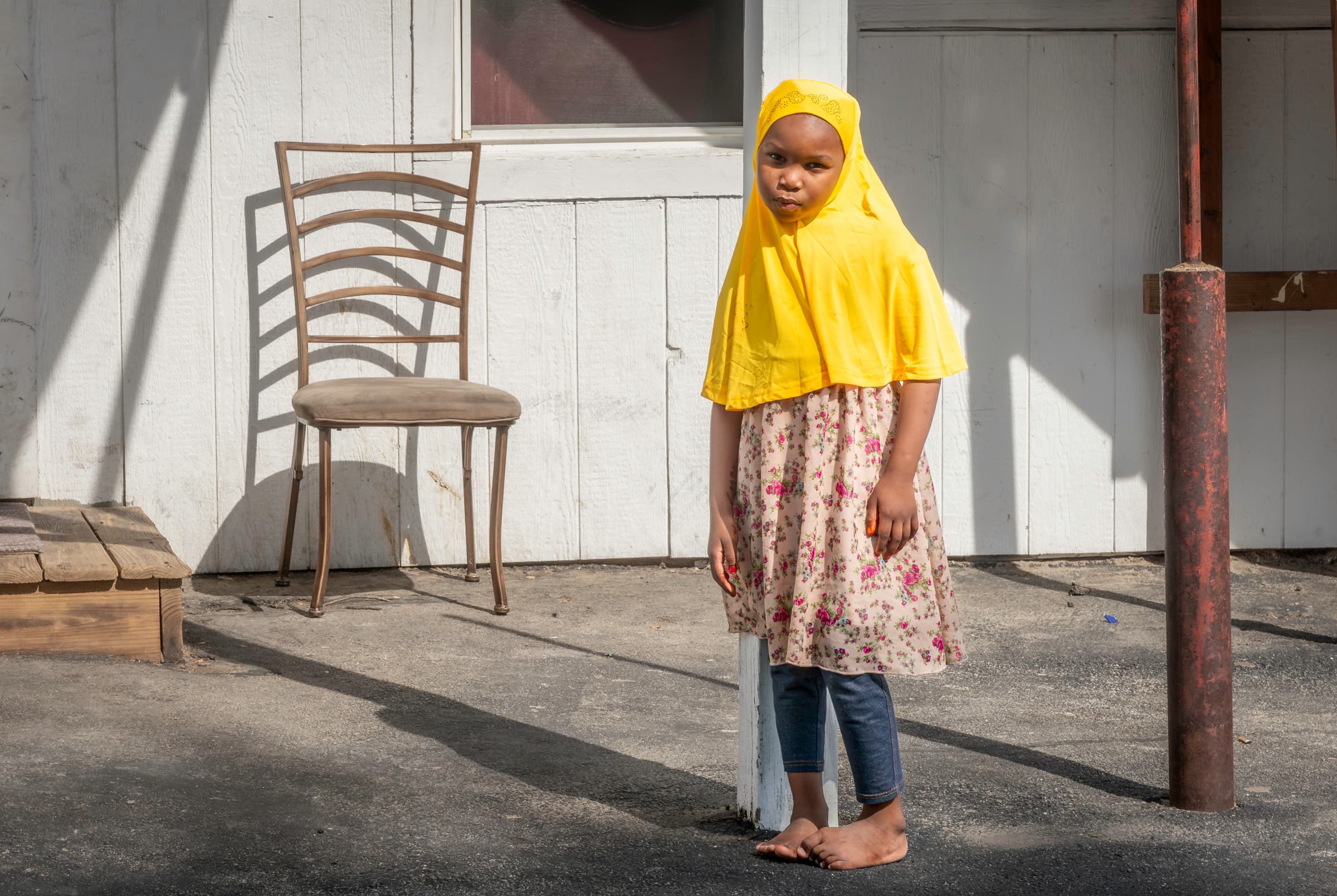 Girl in Yellow Hijab, Somalia/Manchester