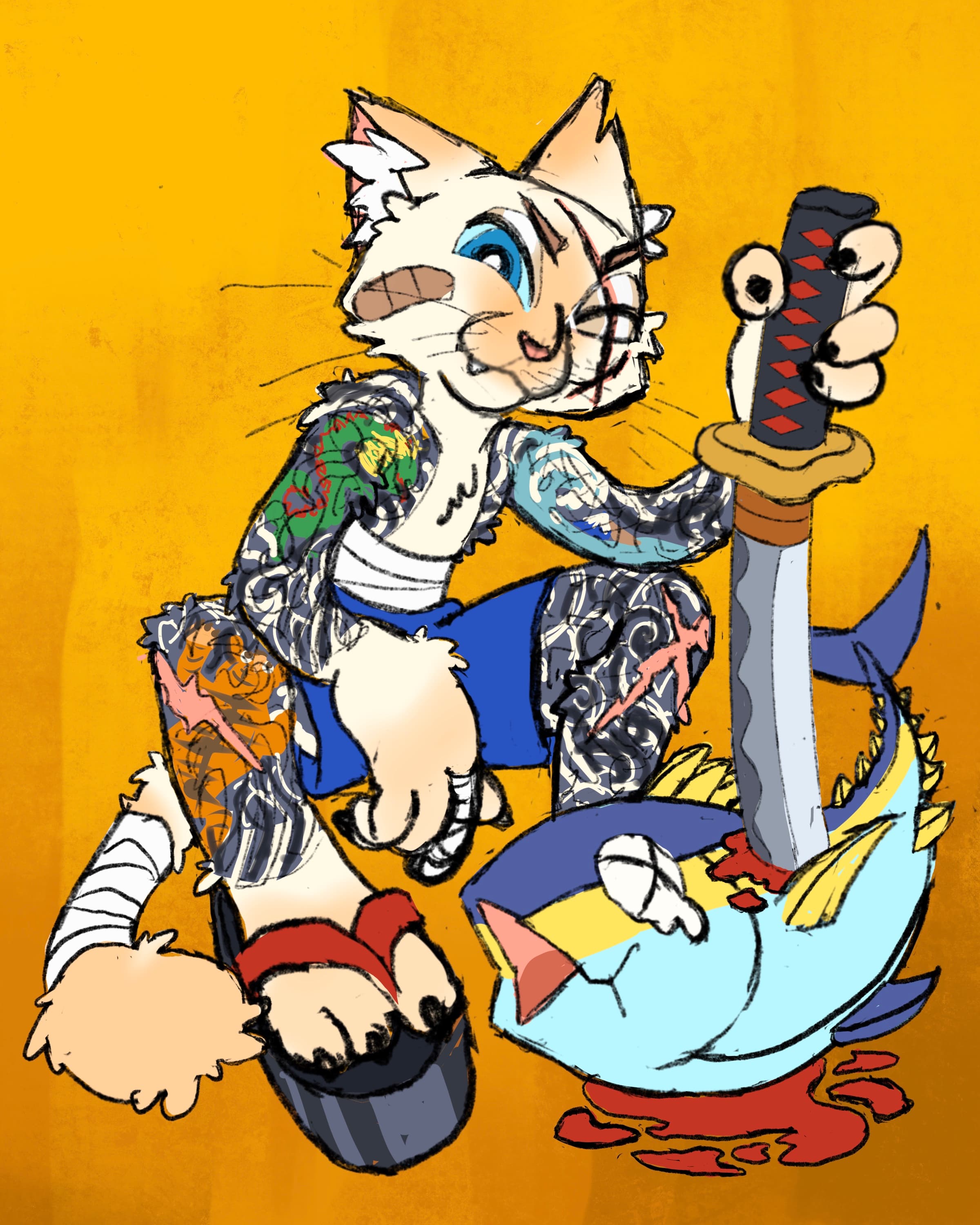 Yakuza Cat
