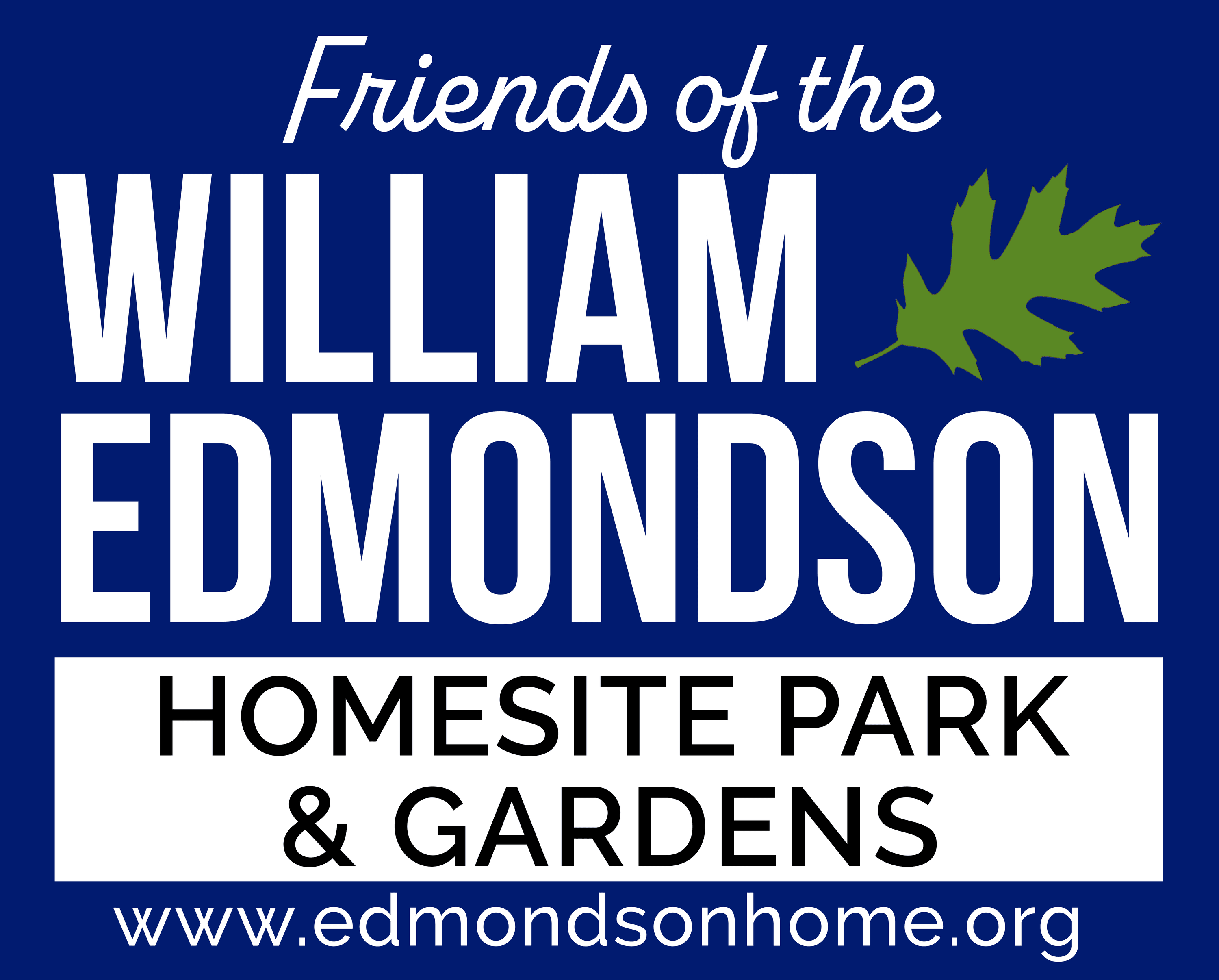 Friends of the Edmondson Homesite Park & Gardens logo