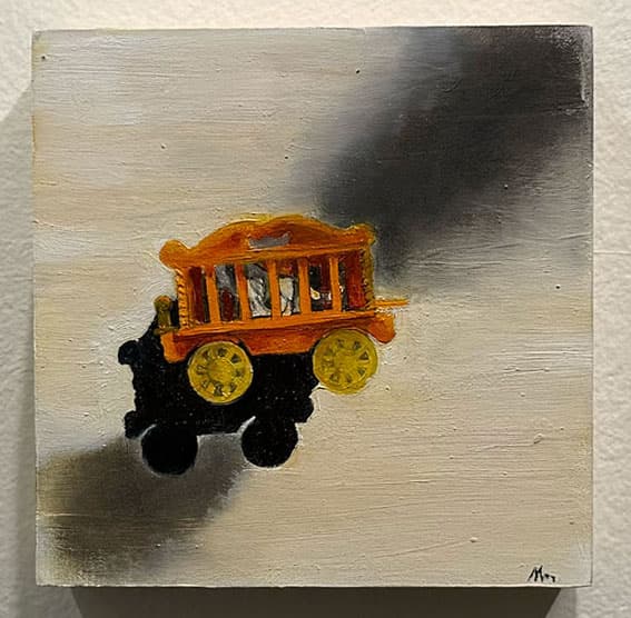 Plastic Train (tryptic) - view 4