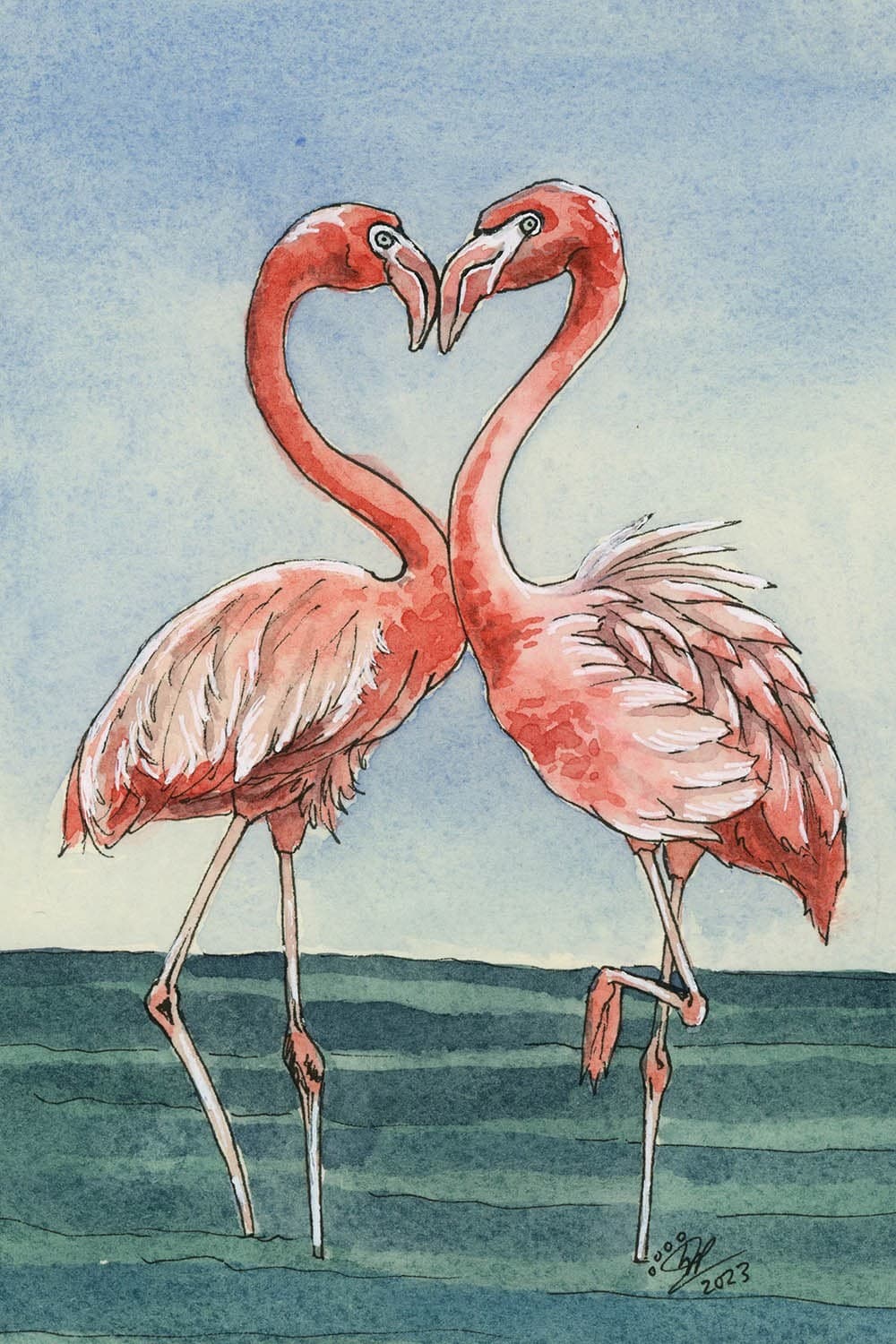 Flamingos