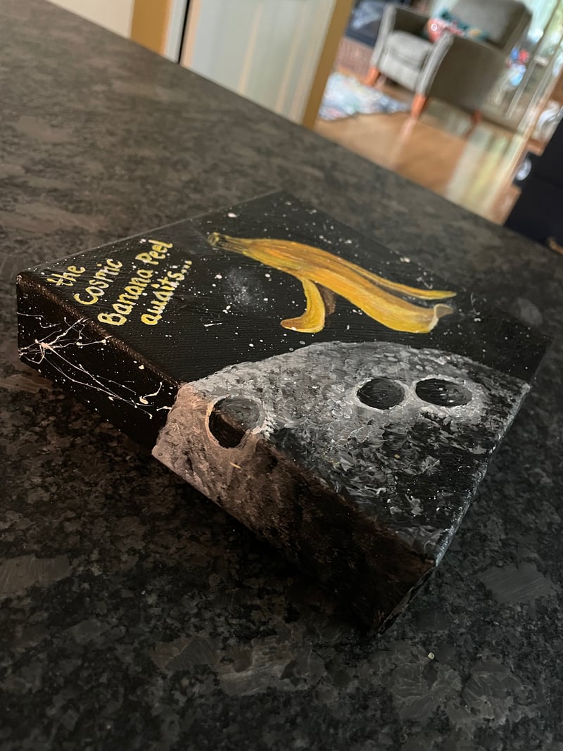 The cosmic banana peel