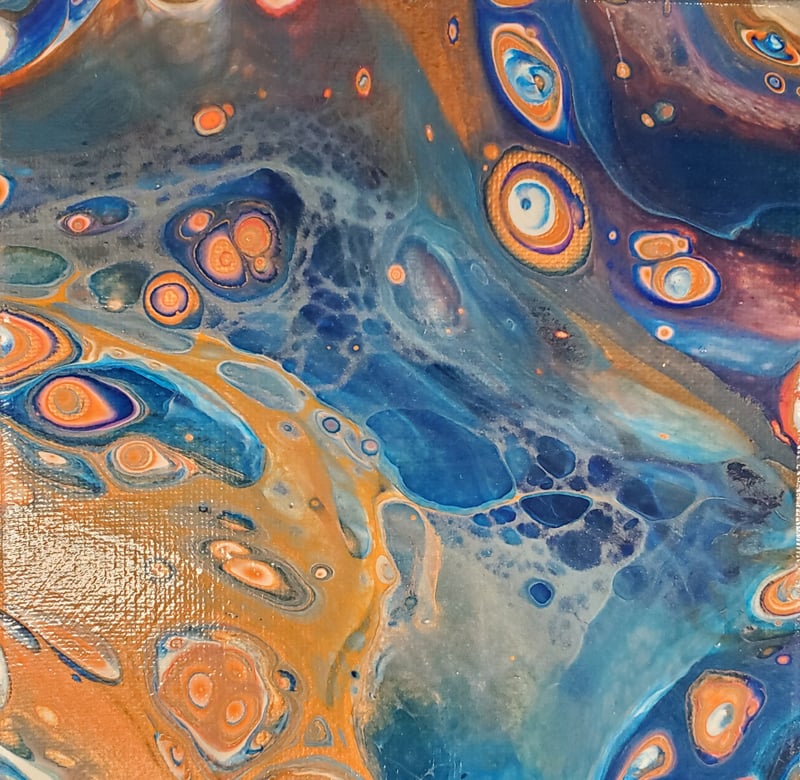 Acrylic paint pour #4