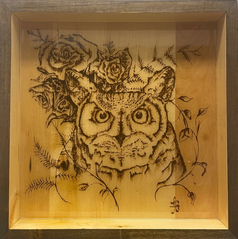 Owl in Resin