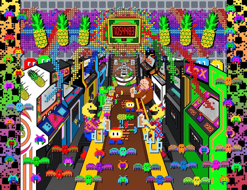 Pixelated Pineapple Arcade