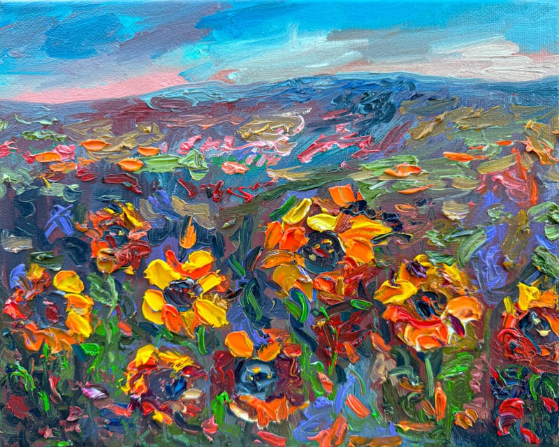 Golden Fields of Joy with Sunflowers