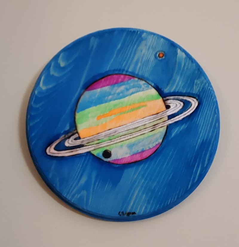 Sunrise over Saturn's Rings