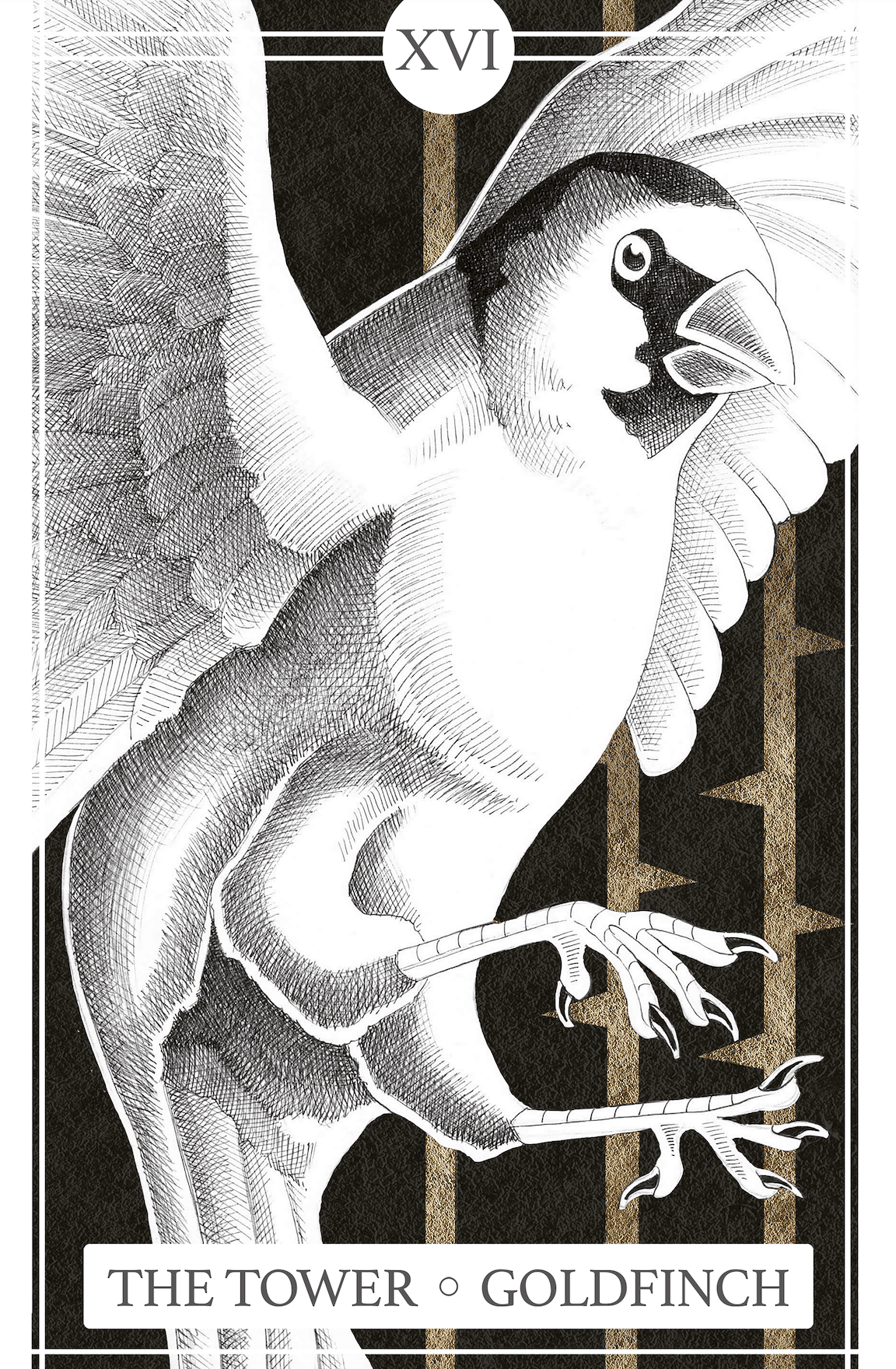 XVI The Tower | The Goldfinch (Print)