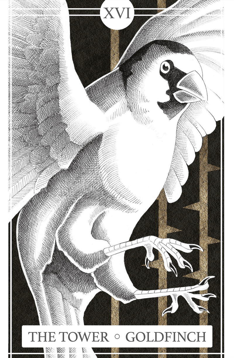 XVI The Tower | The Goldfinch (Print)