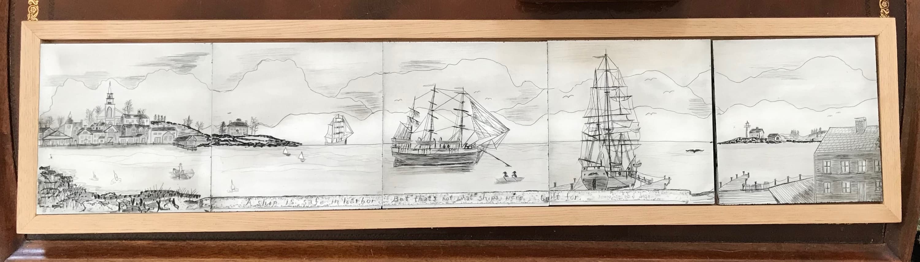 A ship is safe in harbor…But that’s not what ships were built for.